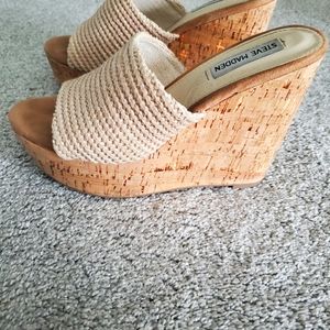 once worn Steve Madden wedges